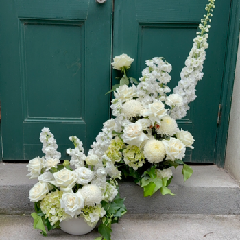 2 house flower arrangements