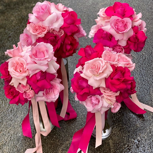 Bridal Pop of colour Bouquet